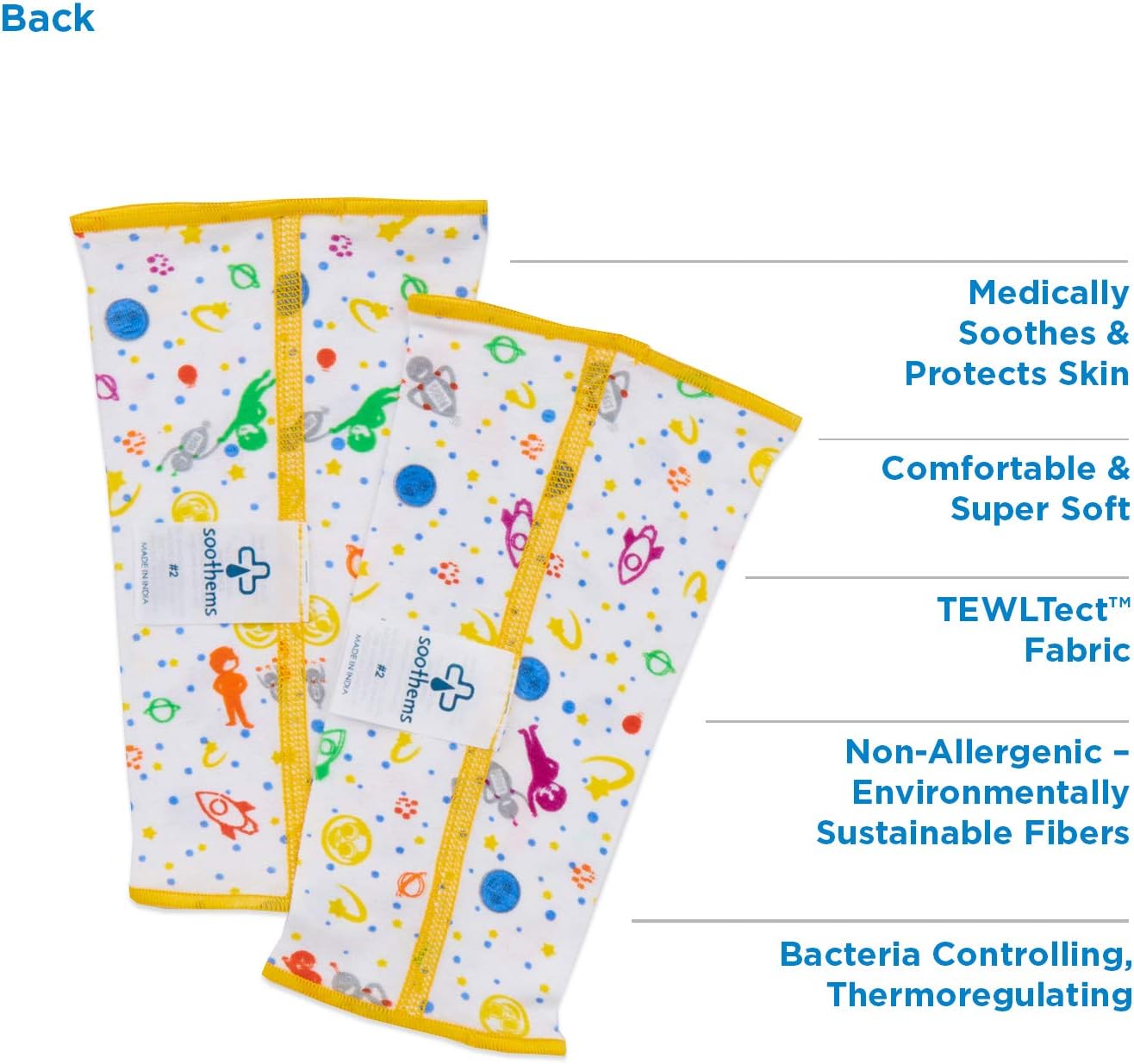 Eczema Arm or Leg Sleeves for Itch Relief and Wet Wrap Bandages for Baby & Kids