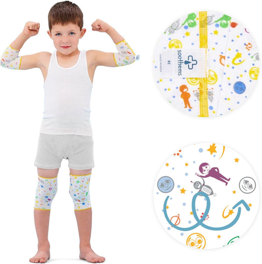 Eczema Arm or Leg Sleeves for Itch Relief and Wet Wrap Bandages for Baby & Kids