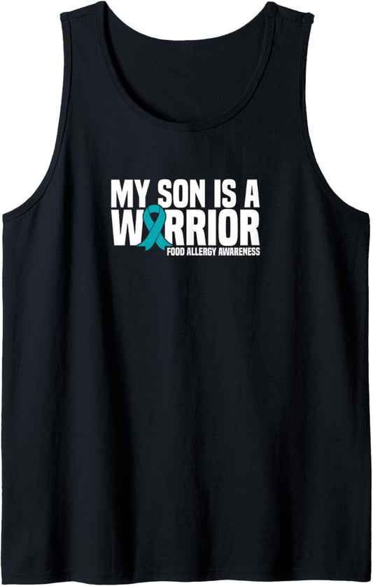 My Son is a Warrior Food Allergy Awareness Tank Top
