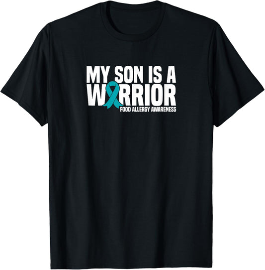 My Son is a Warrior Food Allergy Awareness T-Shirt