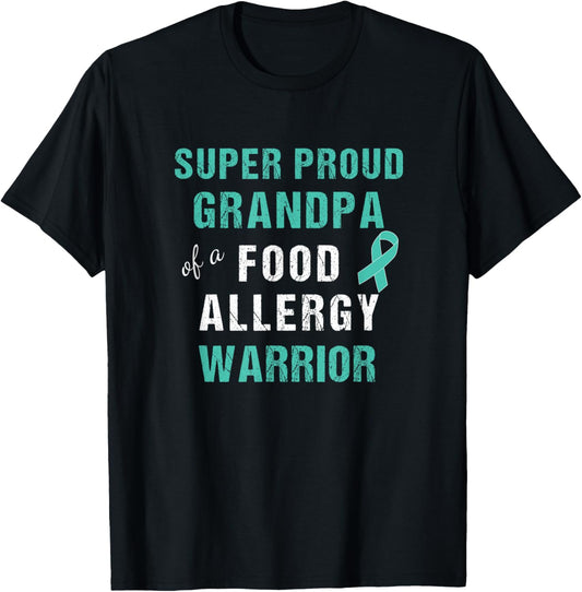 Food Allergy Grandpa Tee Shirt
