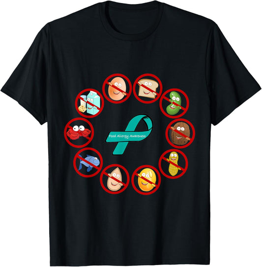 Food Allergy Awareness T-Shirt T-Shirt